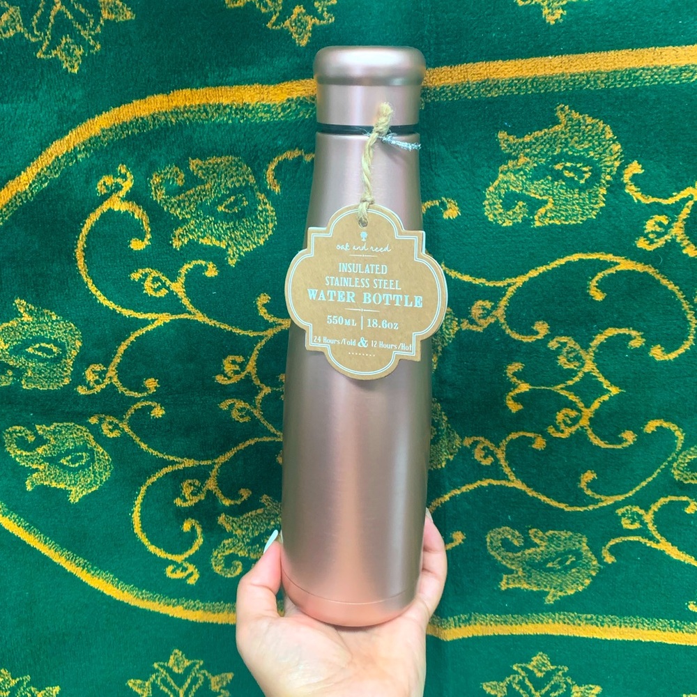 Cute Blush Pink Water Bottle